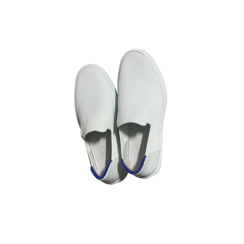 Rothy's Original Athletic Sneakers Unisex M6.5 W8 Ivory Knit Slip On Low Top - Picture 2 of 13